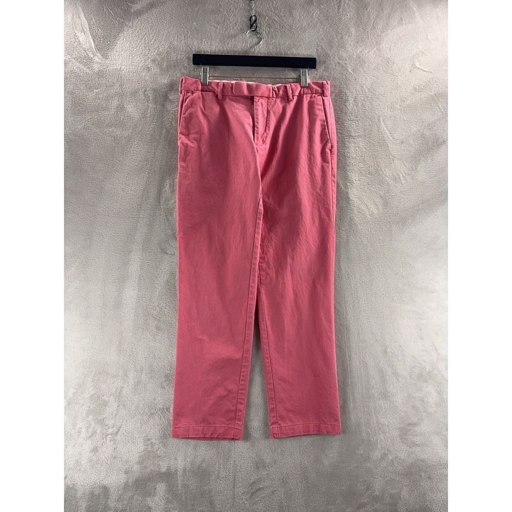 Polo Ralph Lauren Pants Mens Size 32x30 Red Chino Preppy Classic Trousers